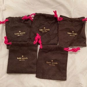 Kate Spade earring dust bags